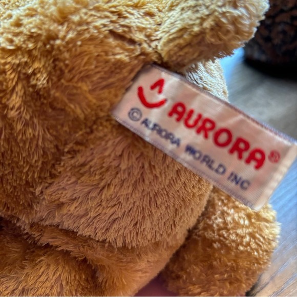 Aurora Golden Brown Stuffed Bear - Picture 4 of 6